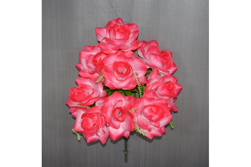 Букет з шовкових троянд № 56